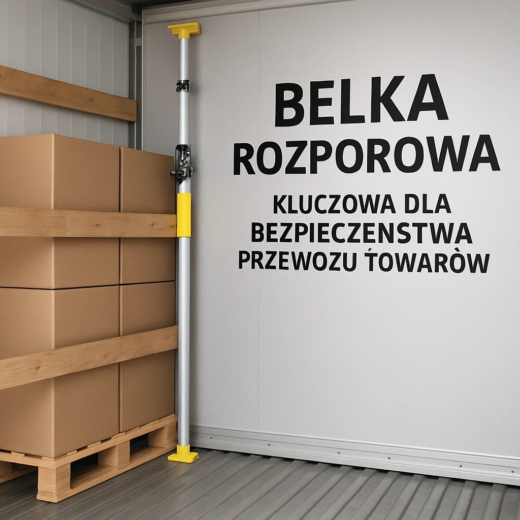Jakie zastosowanie ma belka rozporowa w transporcie i jak wpływa na bezpieczeństwo ładunku?